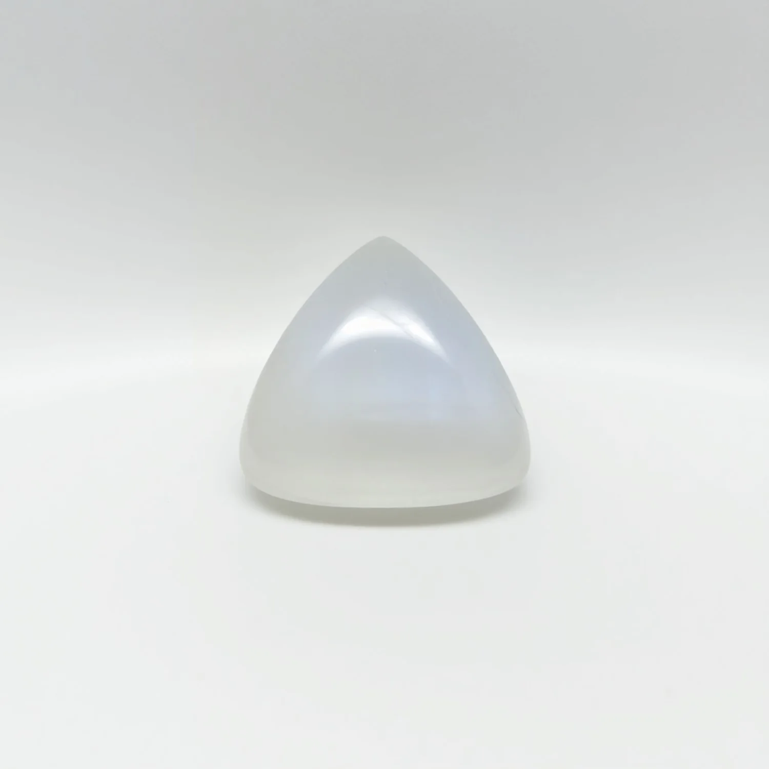 Moonstone 1PC Tiny 6x6 MM Triangle Cabochon White Pure semi Precious Loose Gems