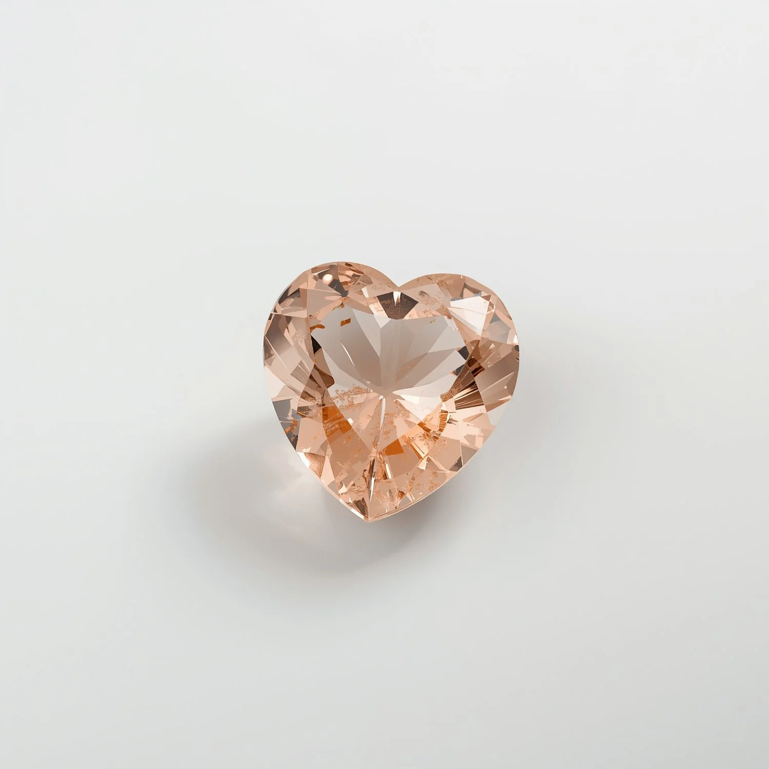 Morganite 10PC Tiny 3x3 MM Heart Faceted Pink Fiery Semi Precious Gems