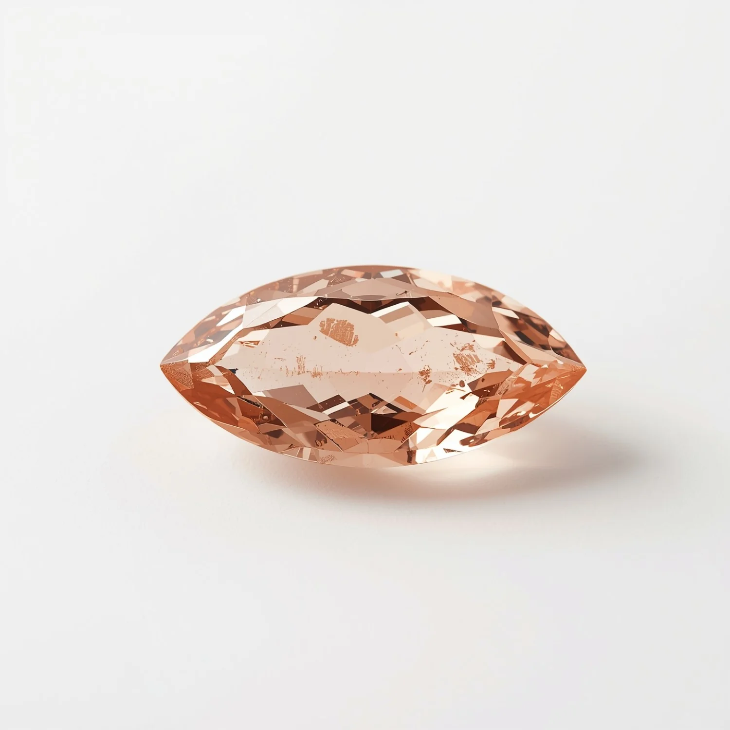 Morganite 1PC Large 8x16 MM Marquise Faceted Pink Polished Semi Precious Loose Gemstones