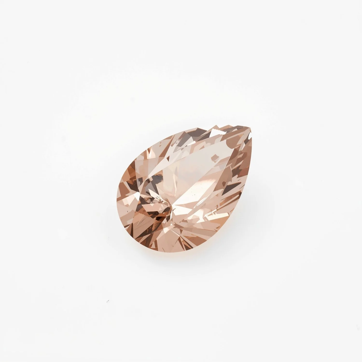 Morganite 1PC Medium 7x10 MM Pear Faceted Pink Natural Semi Precious Loose Gemstone - Image 2