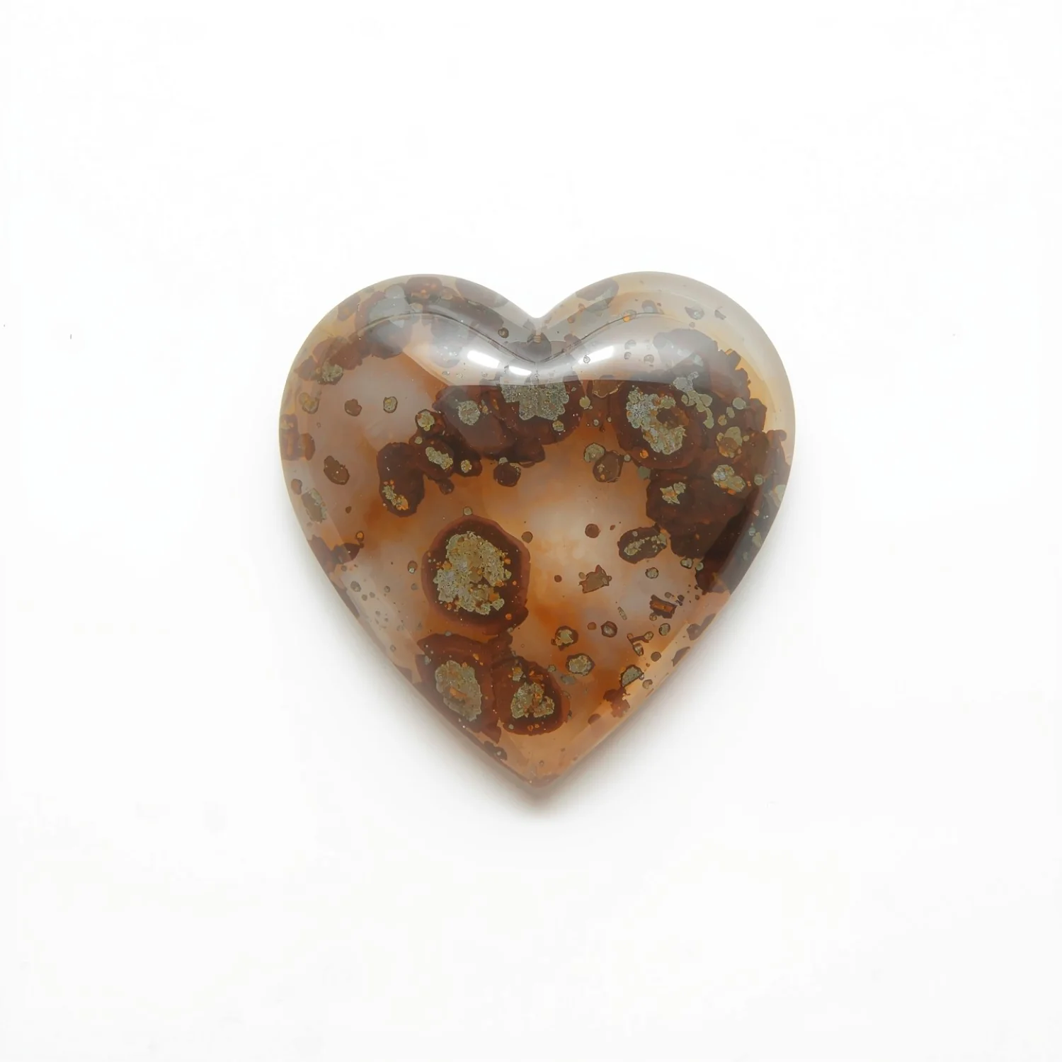 Moss Agate 10PC Tiny 4x4 MM Heart Cabochon Green Brilliant semi Precious Loose Gems
