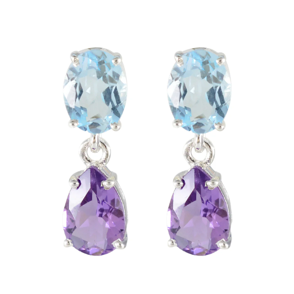 Multi American Rileey multiple Stud multicolor 925 Sterling Silver Earring