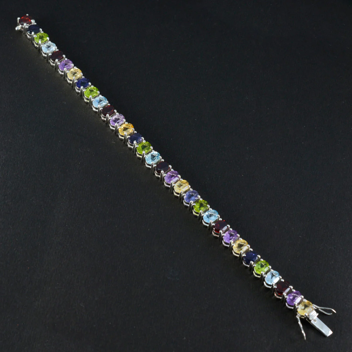 Multi Red Carpet Versatile Multi Silver Tennis Bracelet - Image 3