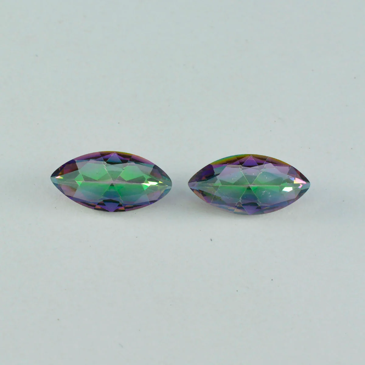 Mystic Quartz 1PC Large 8x16 MM Marquise Faceted Multicolor Shine Semi Precious Loose Gems