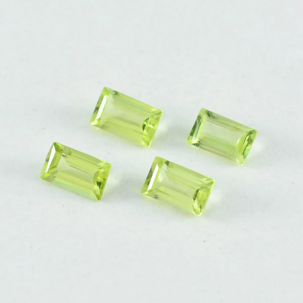 Peridot 1PC Tiny 4x6 MM Emerald Faceted Green Splendid Semi Precious Gems - Image 3