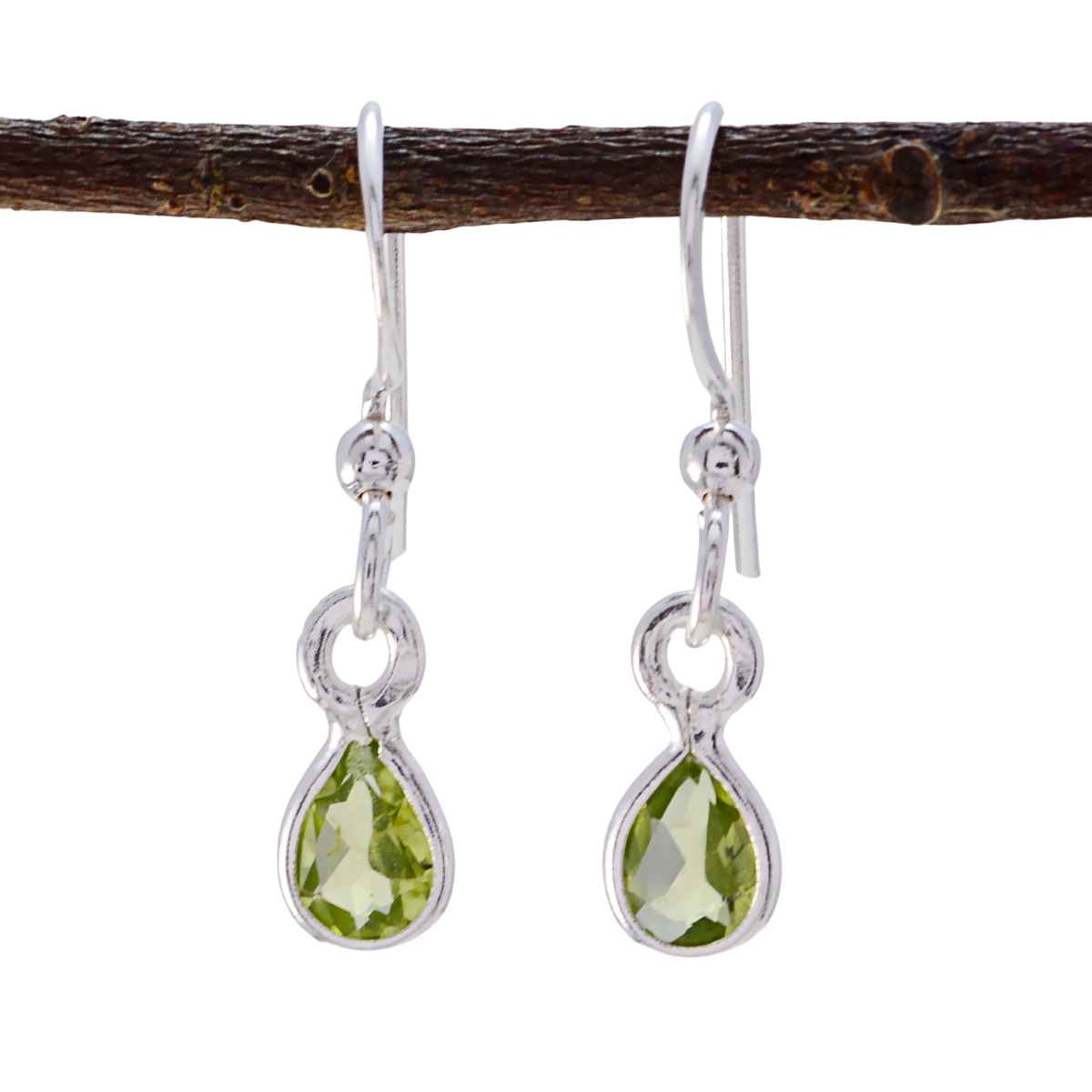 Peridot Moroccan Natalia multiple Dangle Green Sterling Silver Earring