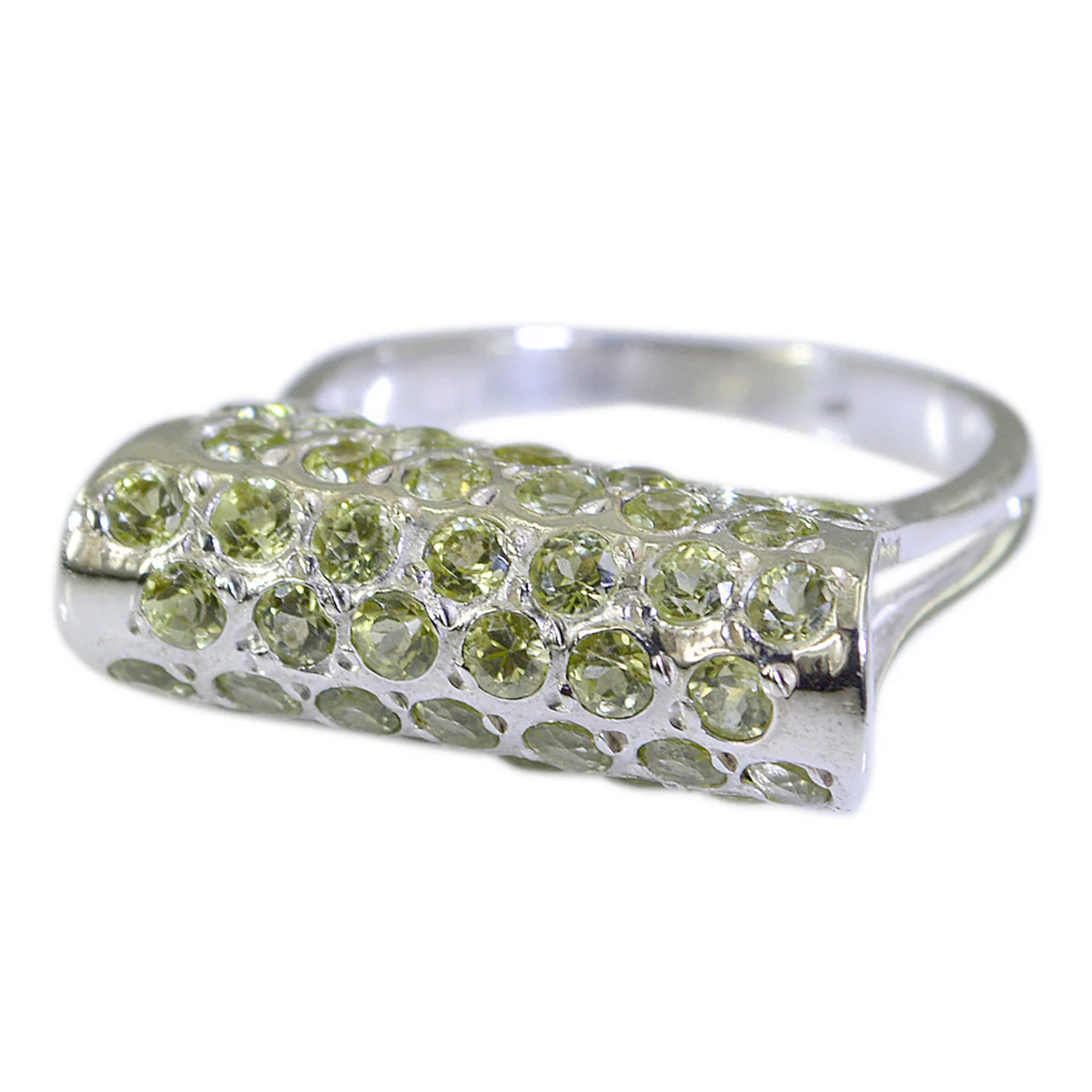 Peridot multiple Indian 925 Silver Green Gemstone Tiny Fairytale Ring Jewelry - Image 2