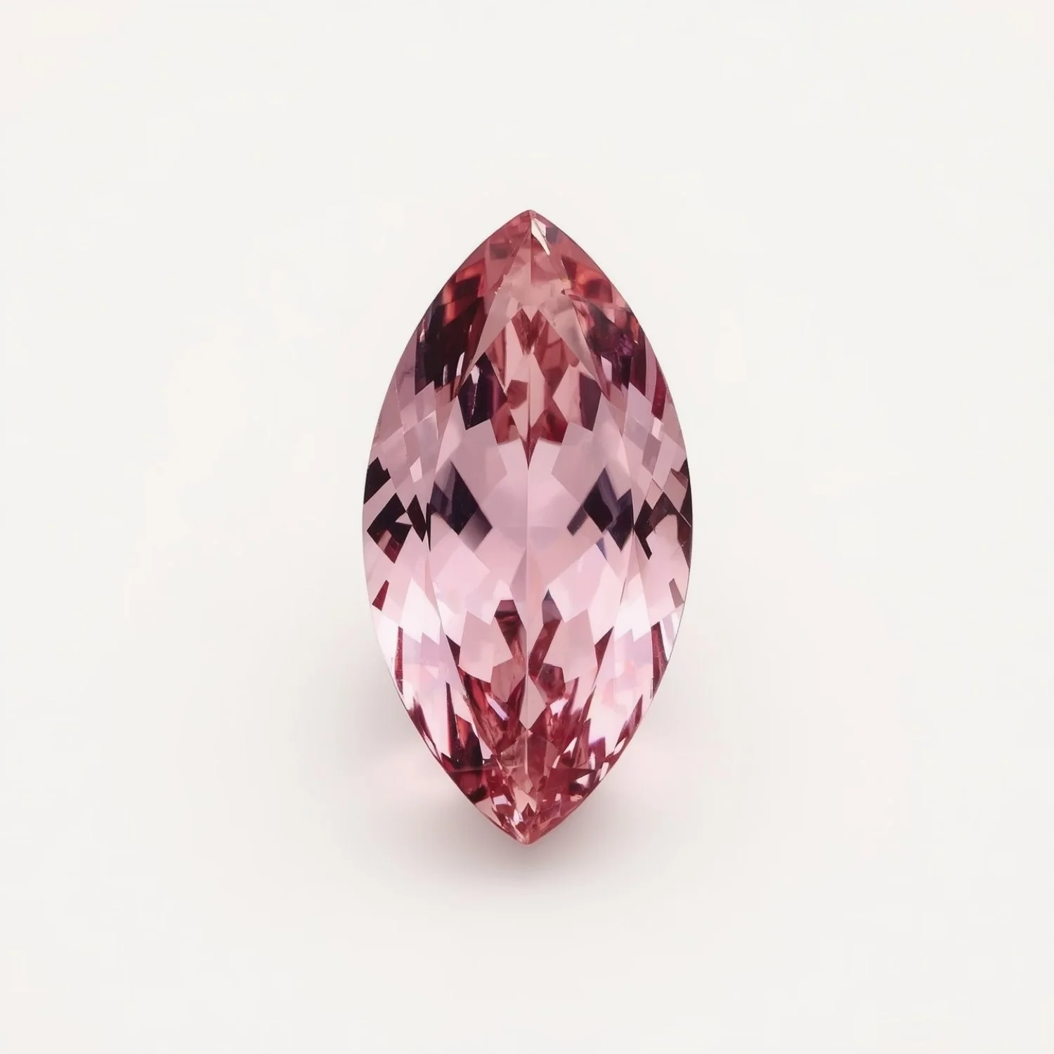 Pink Tourmaline 10PC Tiny 2.5x5 MM Marquise Faceted Pink Luster Semi Precious Loose Gems - Image 2