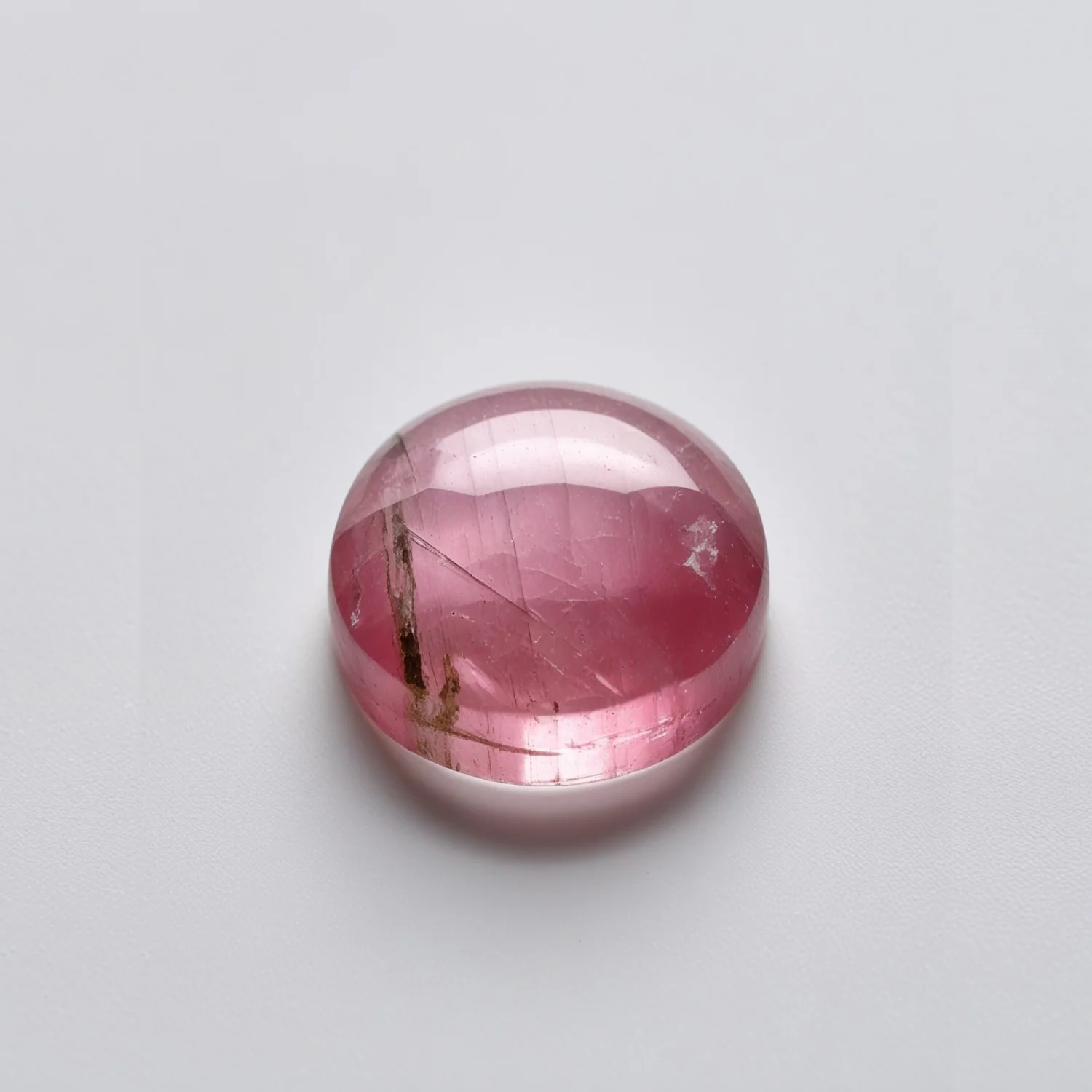 Pink Tourmaline 10PC Tiny 3x3 MM Round Cabochon Pink Fine semi Precious Loose Gemstone - Image 2