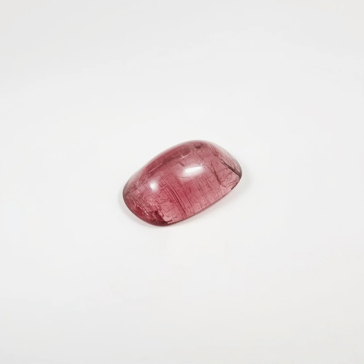 Pink Tourmaline 10PC Tiny 3x5 MM Emerald Cabochon Pink Polished semi Precious Loose Gems