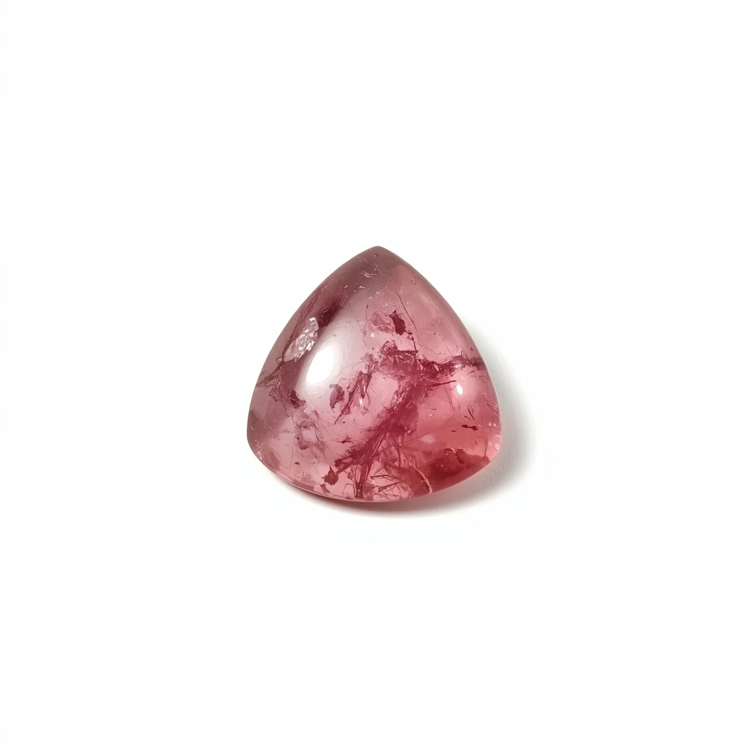 Pink Tourmaline 10PC Tiny 5x5 MM Triangle Cabochon Pink Sparkling semi Precious Gems