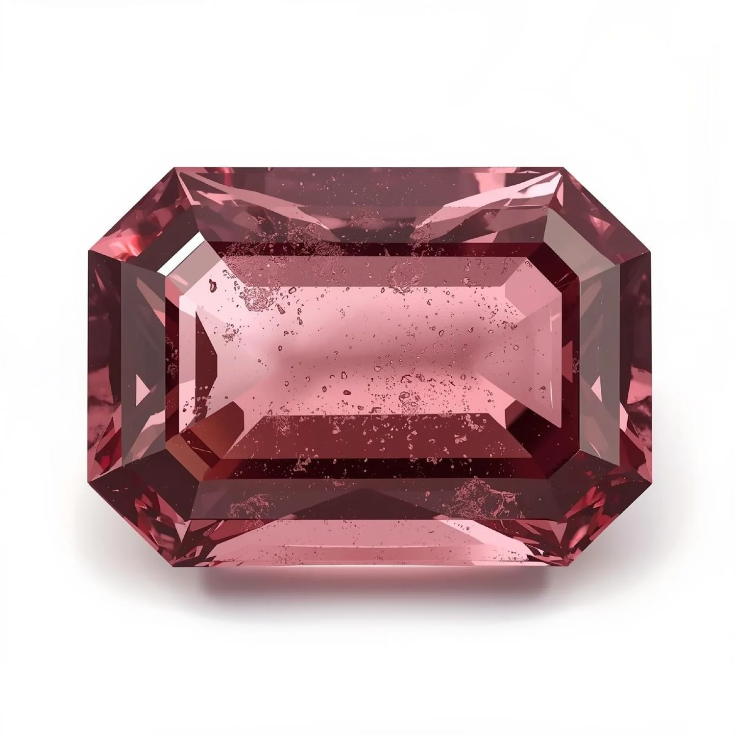 Pink Tourmaline 1PC Chunky 15x20 MM Emerald Faceted Pink Natural Semi Precious Gems