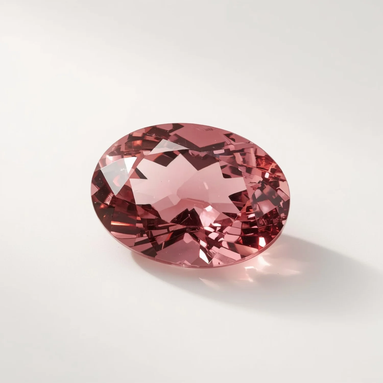 Pink Tourmaline 1PC Large 10x14 MM Oval Faceted Pink High-Quality Semi Precious Loose Gems - Image 2