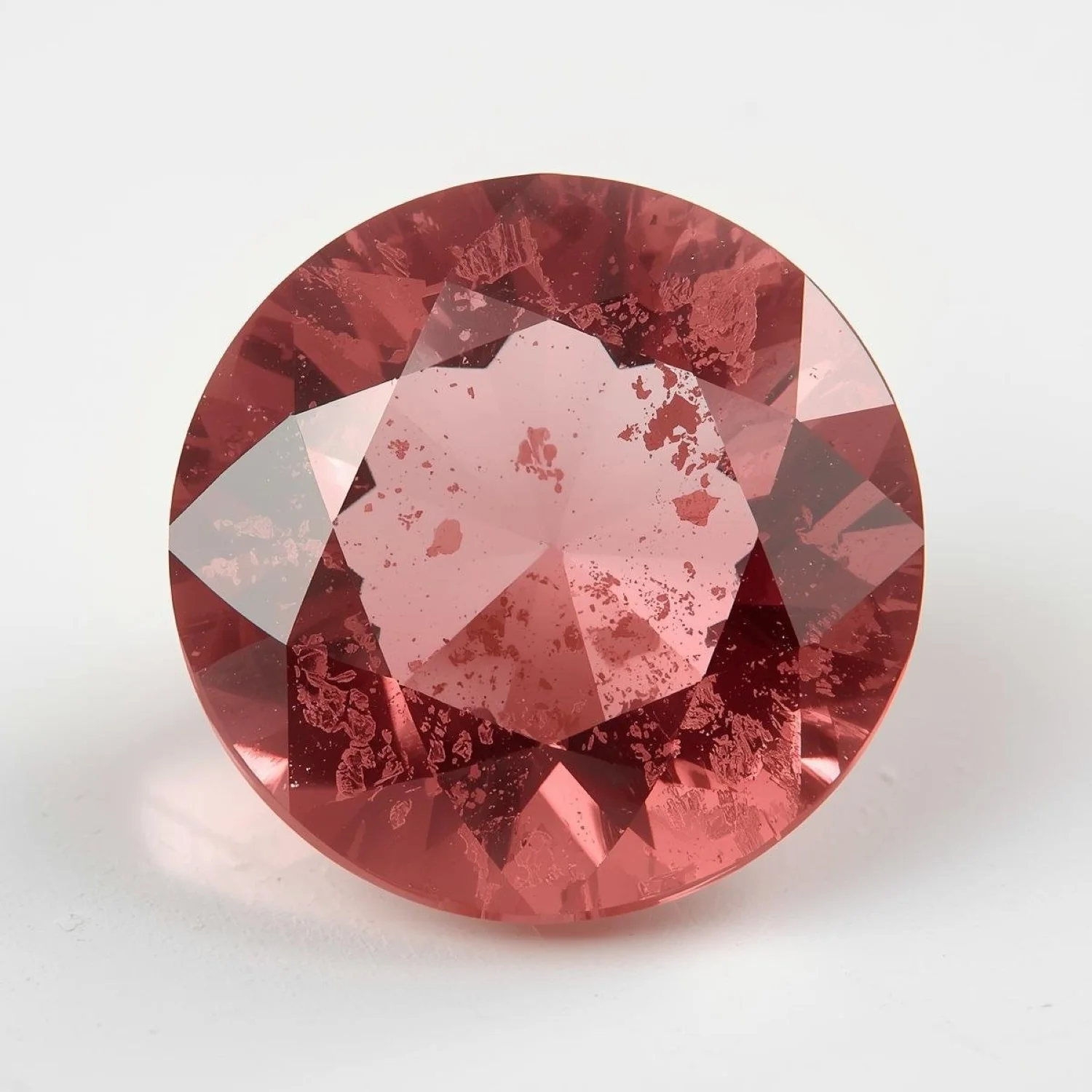 Pink Tourmaline 1PC Large 11x11 MM Round Faceted Pink Fine Semi Precious Gems