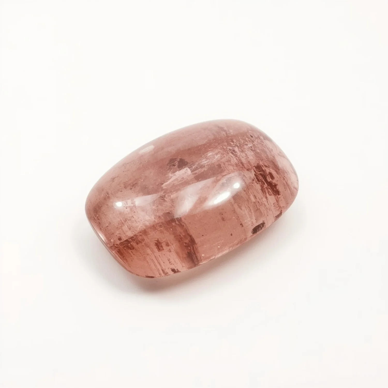 Pink Tourmaline 1PC Medium 8x10 MM Emerald Cabochon Pink Natural semi Precious Loose Gemstone