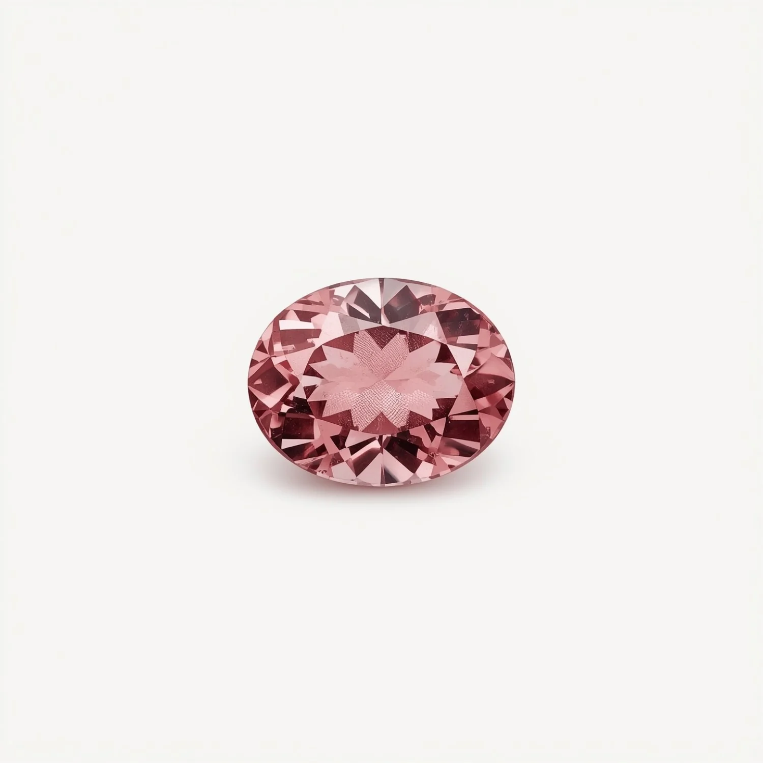 Pink Tourmaline 1PC Tiny 3x5 MM Oval Faceted Pink Superior Semi Precious Loose Gemstone - Image 2