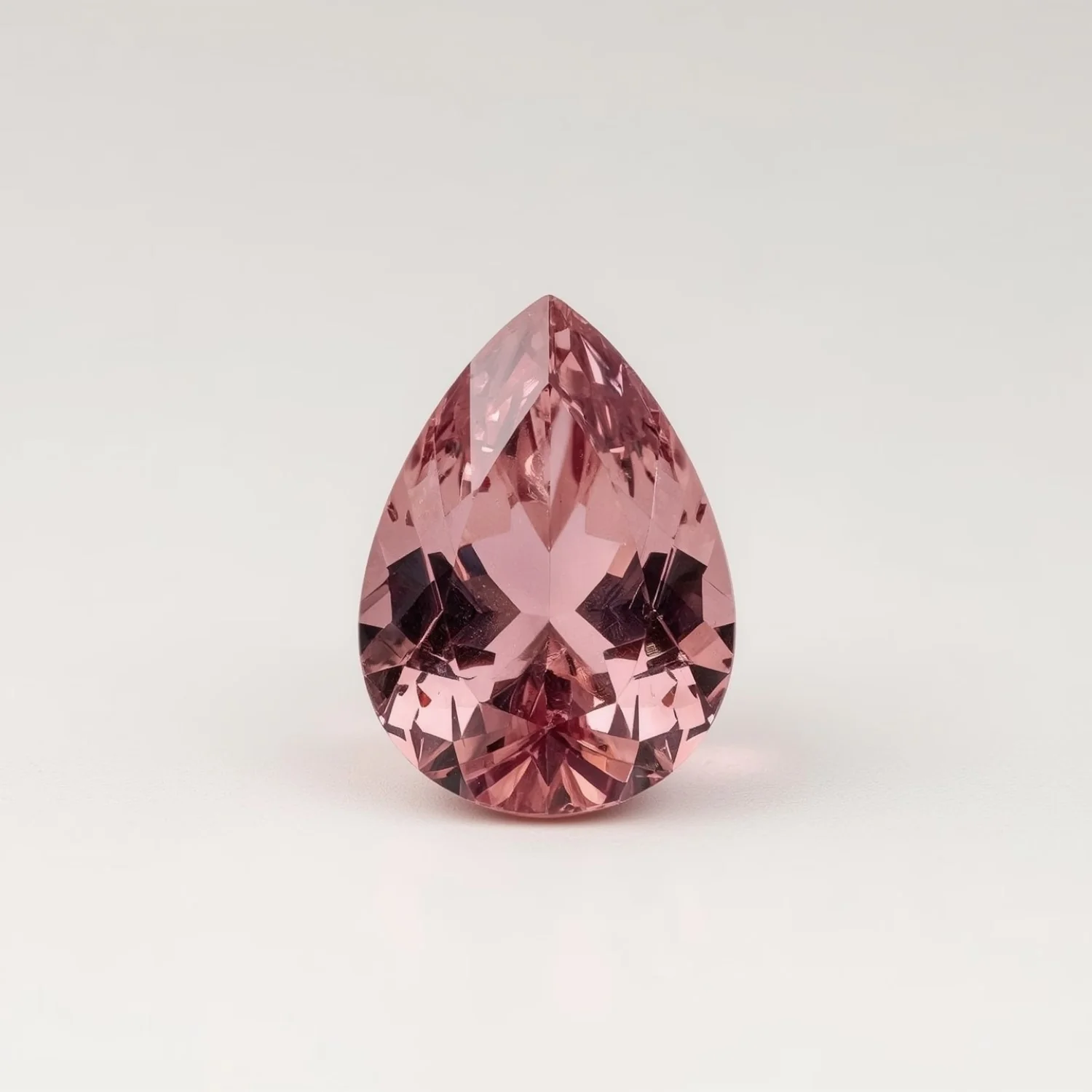 Pink Tourmaline 1PC Tiny 5x7 MM Pear Faceted Pink Natural Semi Precious Loose Gemstone - Image 2