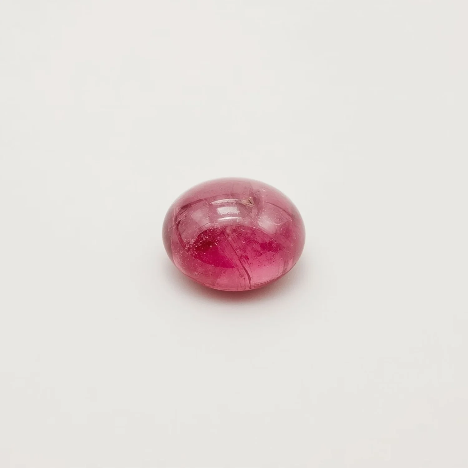 Pink Tourmaline 1PC Tiny 6x6 MM Round Cabochon Pink Genuine semi Precious Precious Gemstone