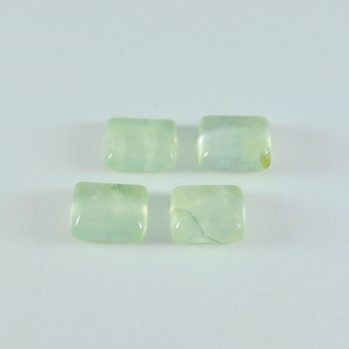Prehnite 1PC Large 10x12 MM Emerald Cabochon Green Natural semi Precious Semi Precious Gemstone - Image 2