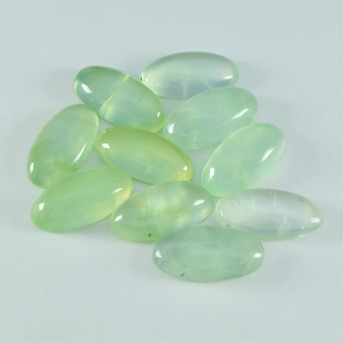 Prehnite 1PC Large 8x16 MM Marquise Cabochon Green Superior semi Precious Gems - Image 3