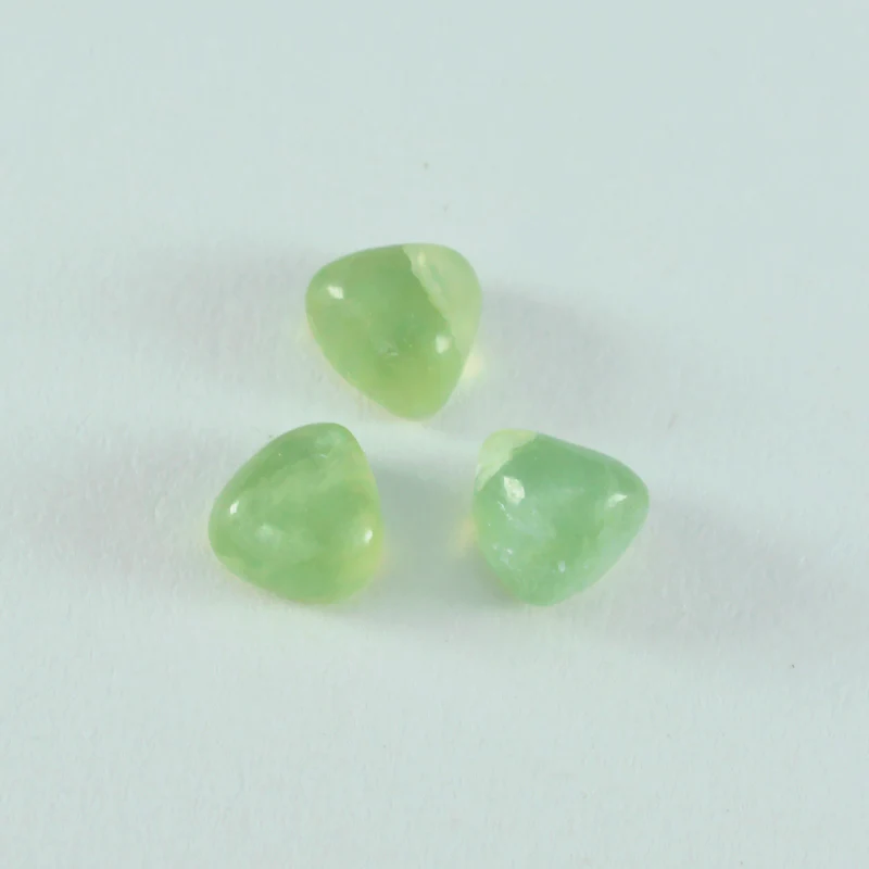 Prehnite 1PC Tiny 6x6 MM Triangle Cabochon Green Superior semi Precious Semi Precious Gemstone - Image 4