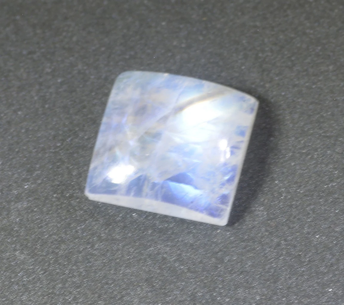 Rainbow Moonstone 10PC Tiny 3x3 MM Square Cabochon White Splendid semi Precious Semi Precious Gemstone - Image 3