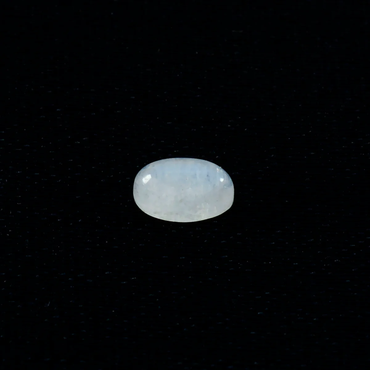 Rainbow Moonstone 1PC Small 6x8 MM Oval Cabochon White Sparkling semi Precious Semi Precious Gemstone