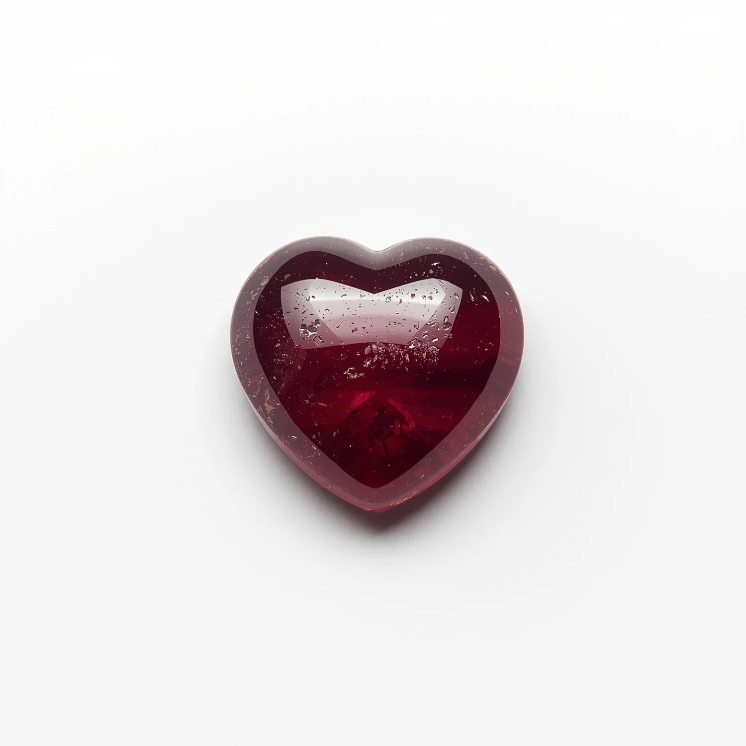 Red Jade 10PC Tiny 3x3 MM Heart Cabochon Red Polished semi Precious Loose Gemstones