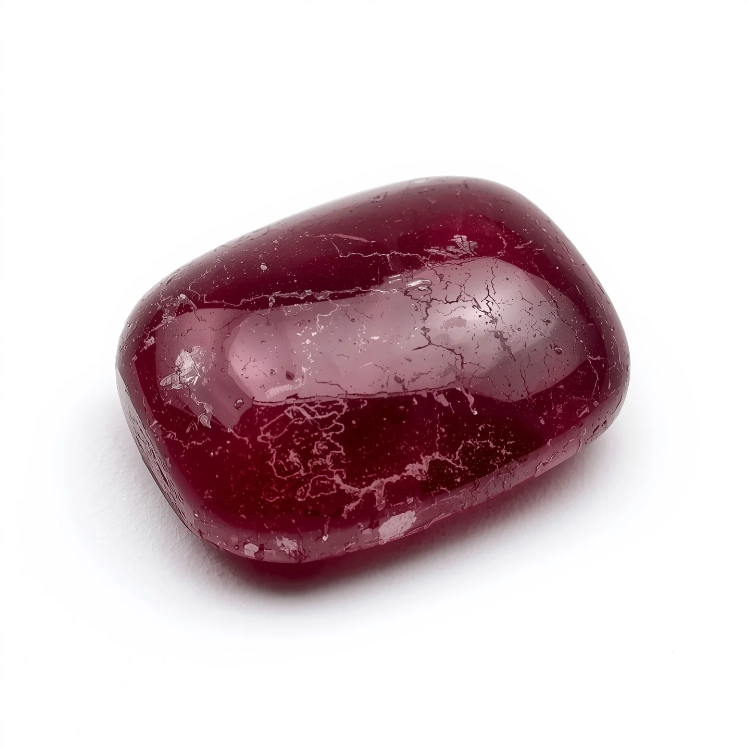 Red Jade 10PC Tiny 3x5 MM Emerald Cabochon Red Luster semi Precious Loose Gemstones - Image 2