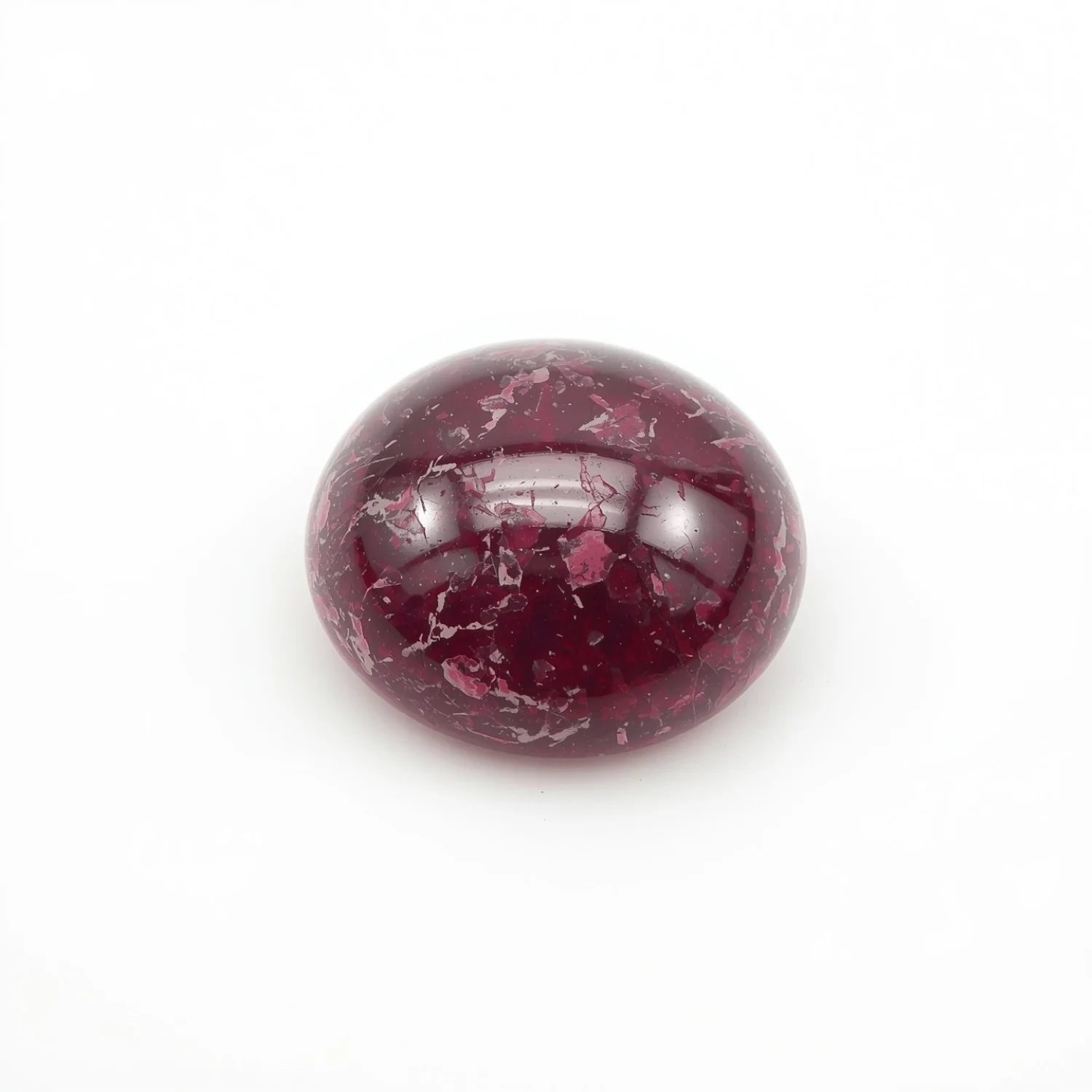 Red Jade 10PC Tiny 4x4 MM Round Cabochon Red Polished semi Precious Loose Gemstones