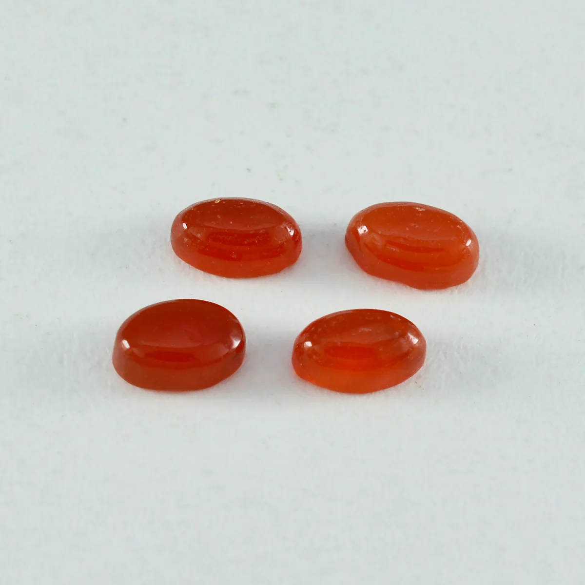 Red Onyx 10PC Tiny 4x6 MM Oval Cabochon Red Fine semi Precious Gems - Image 4