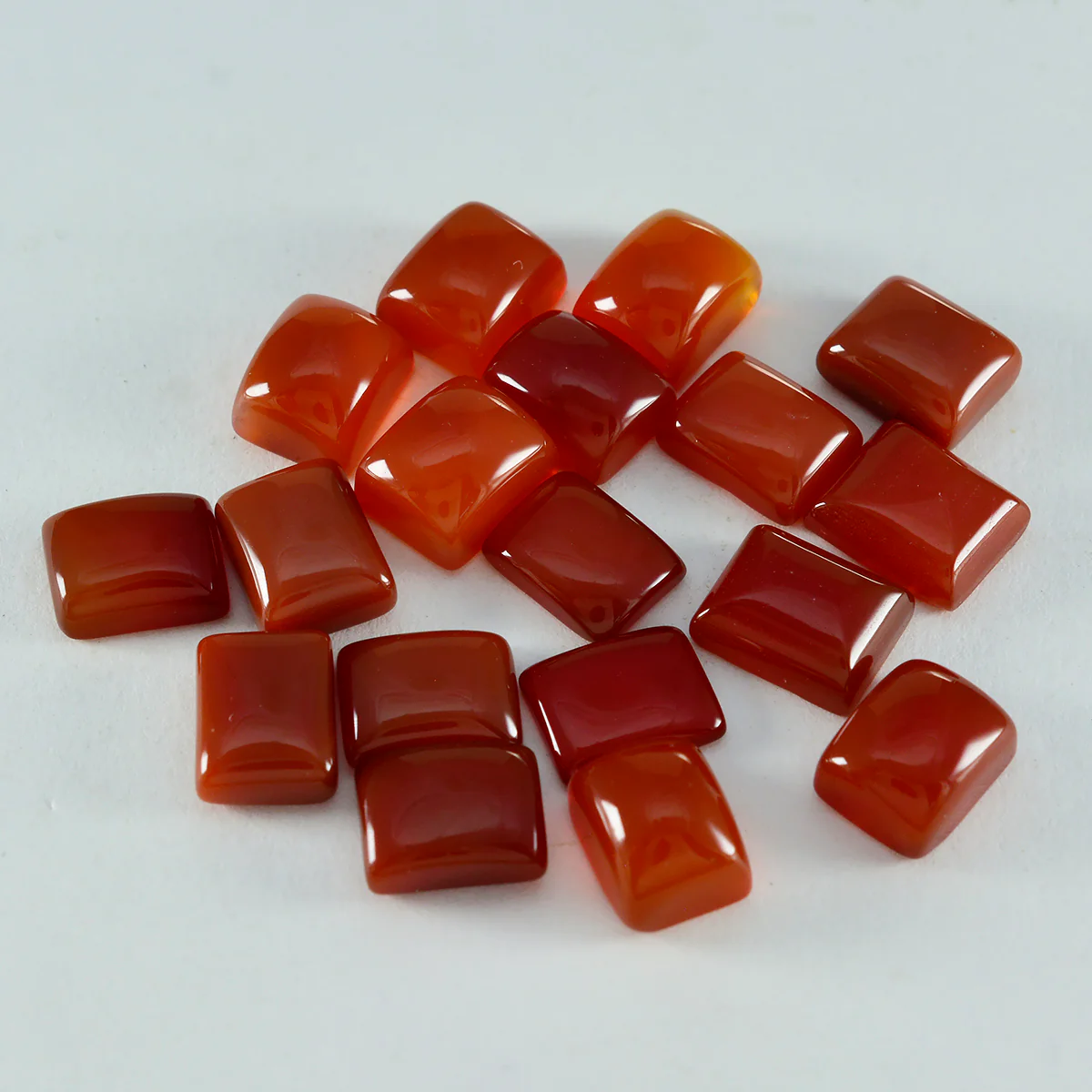 Red Onyx 1PC Large 10x12 MM Emerald Cabochon Red Superior semi Precious Gems - Image 2