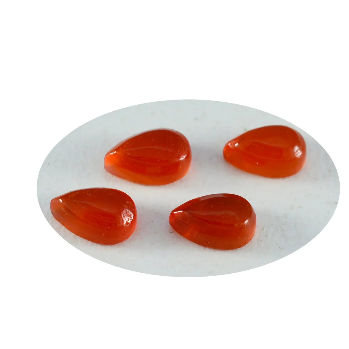 Red Onyx 1PC Medium 7x10 MM Pear Cabochon Red Splendid semi Precious Semi Precious Gemstone - Image 2
