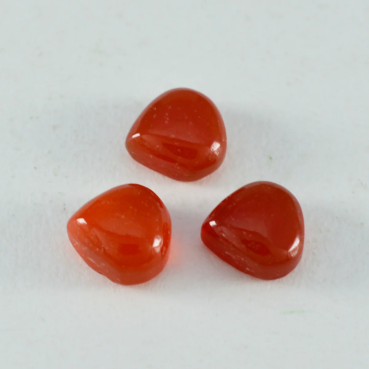 Red Onyx 1PC Medium 9x9 MM Heart Cabochon Red Splendid semi Precious Gems