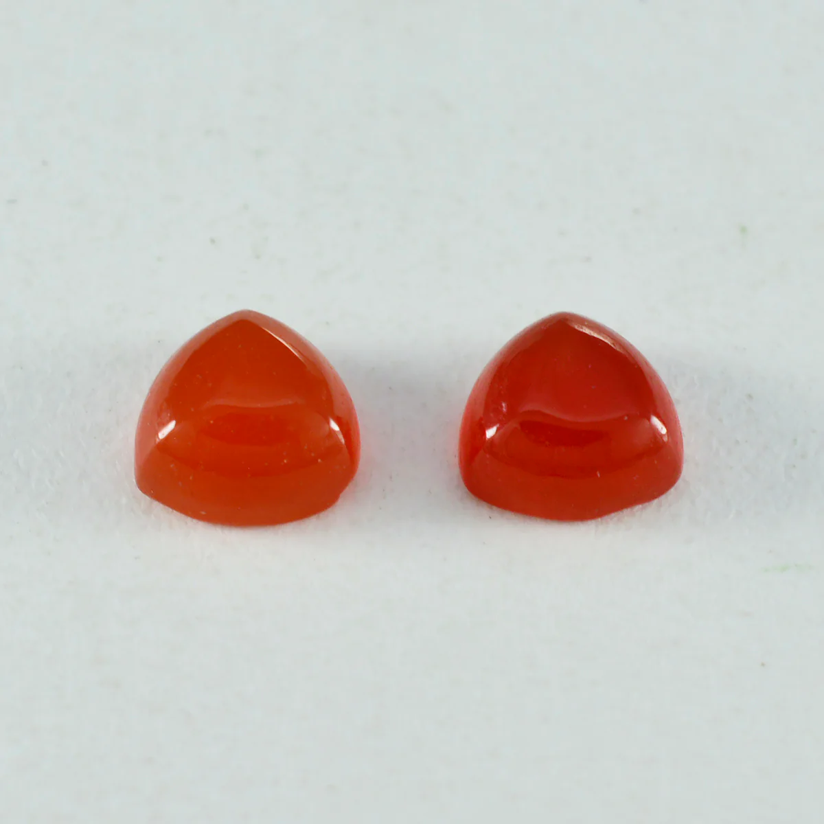 Red Onyx 1PC Medium 9x9 MM Triangle Cabochon Red High-Quality semi Precious Loose Gems