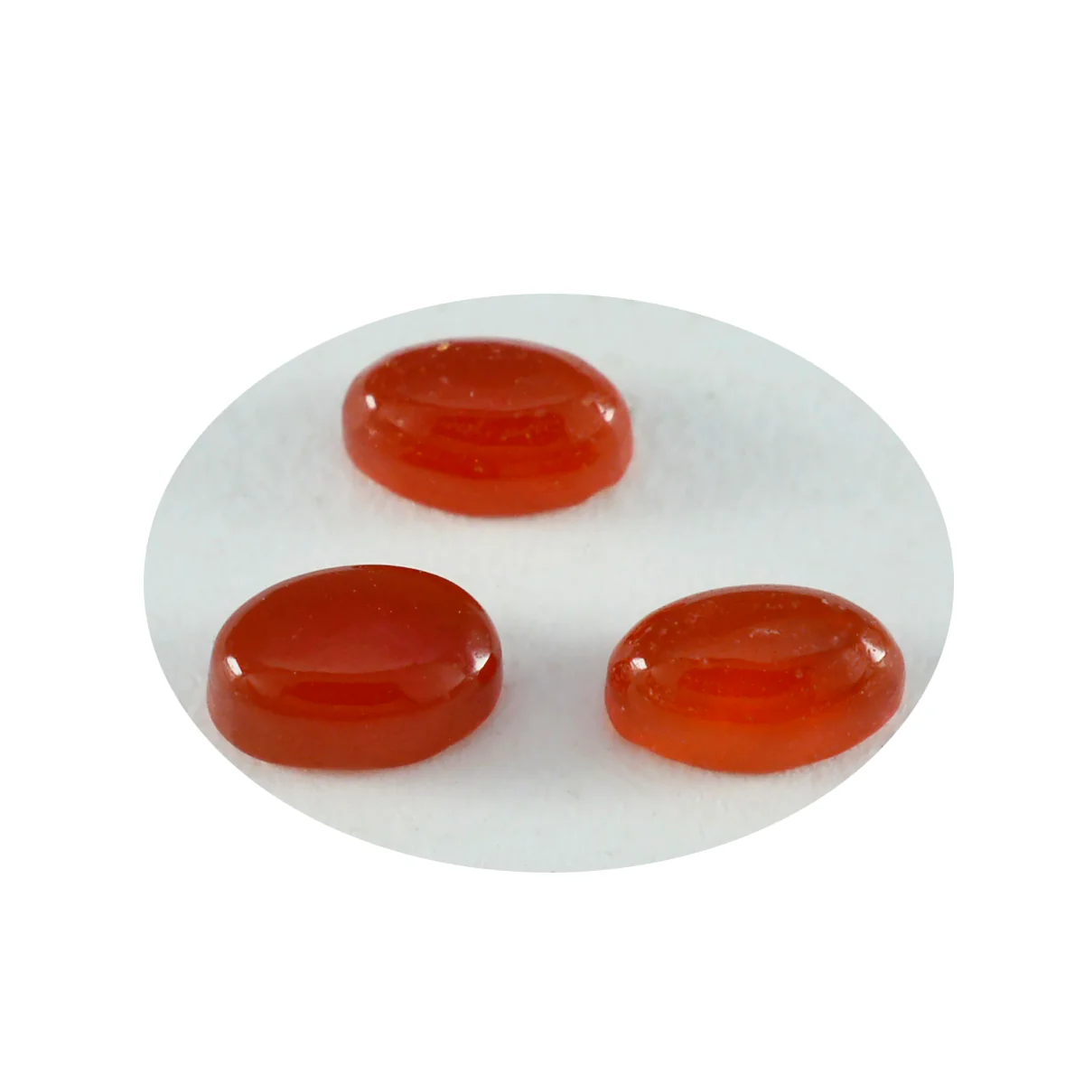 Red Onyx 1PC Tiny 5x7 MM Oval Cabochon Red High-Quality semi Precious Loose Gems - Image 2