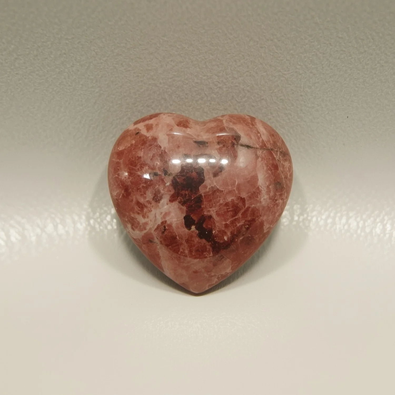 Red Strawberry Quartz 10PC Tiny 4x4 MM Heart Cabochon Red Fine semi Precious Semi Precious Gemstone - Image 2