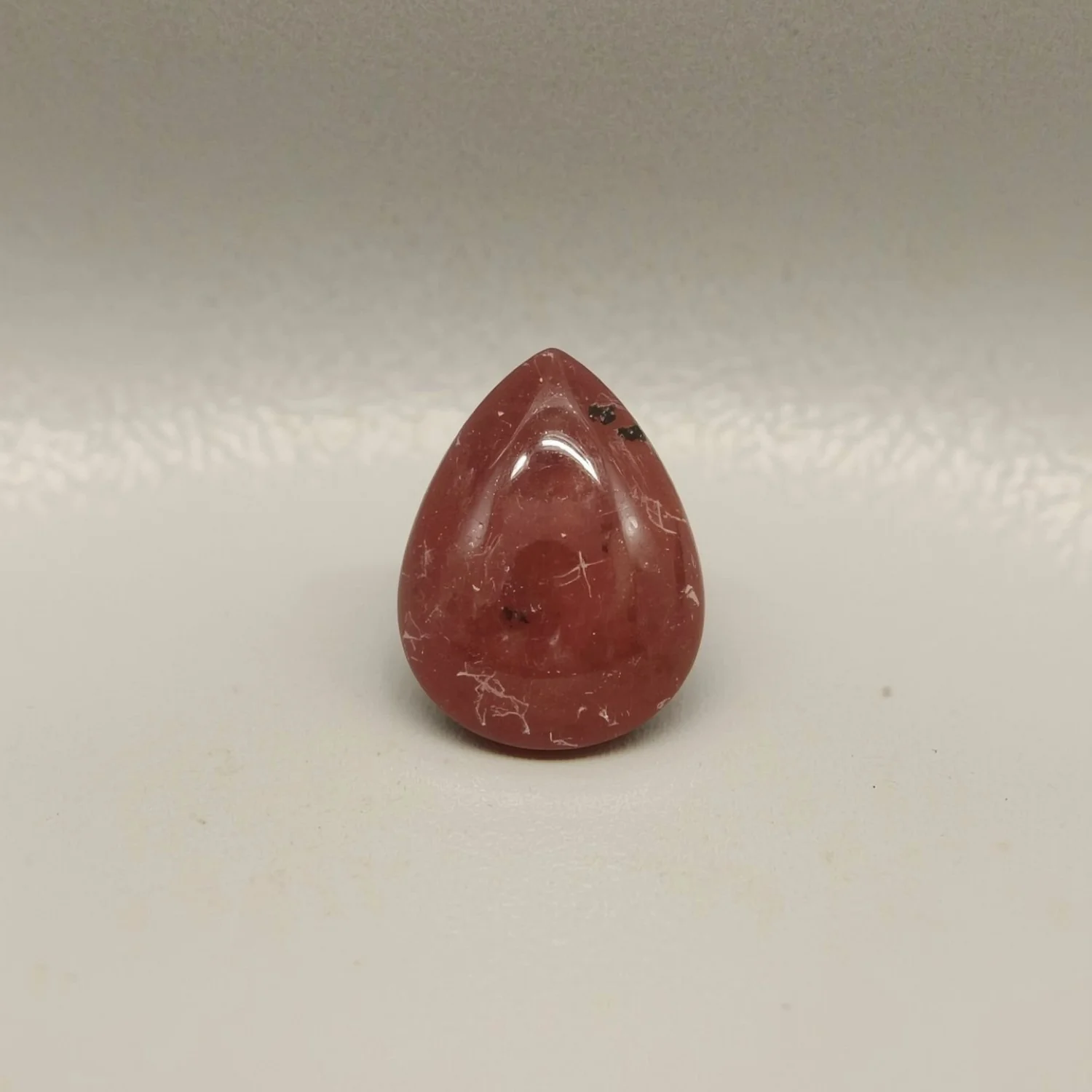 Red Strawberry Quartz 10PC Tiny 4x6 MM Pear Cabochon Red Natural semi Precious Semi Precious Gemstone