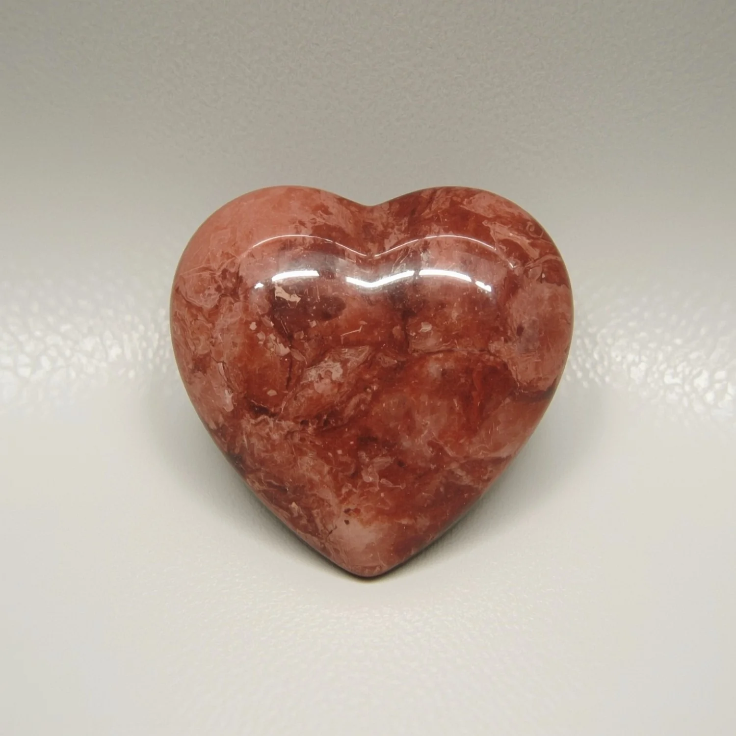 Red Strawberry Quartz 1PC Large 11x11 MM Heart Cabochon Red Brilliant semi Precious Precious Gemstone - Image 2