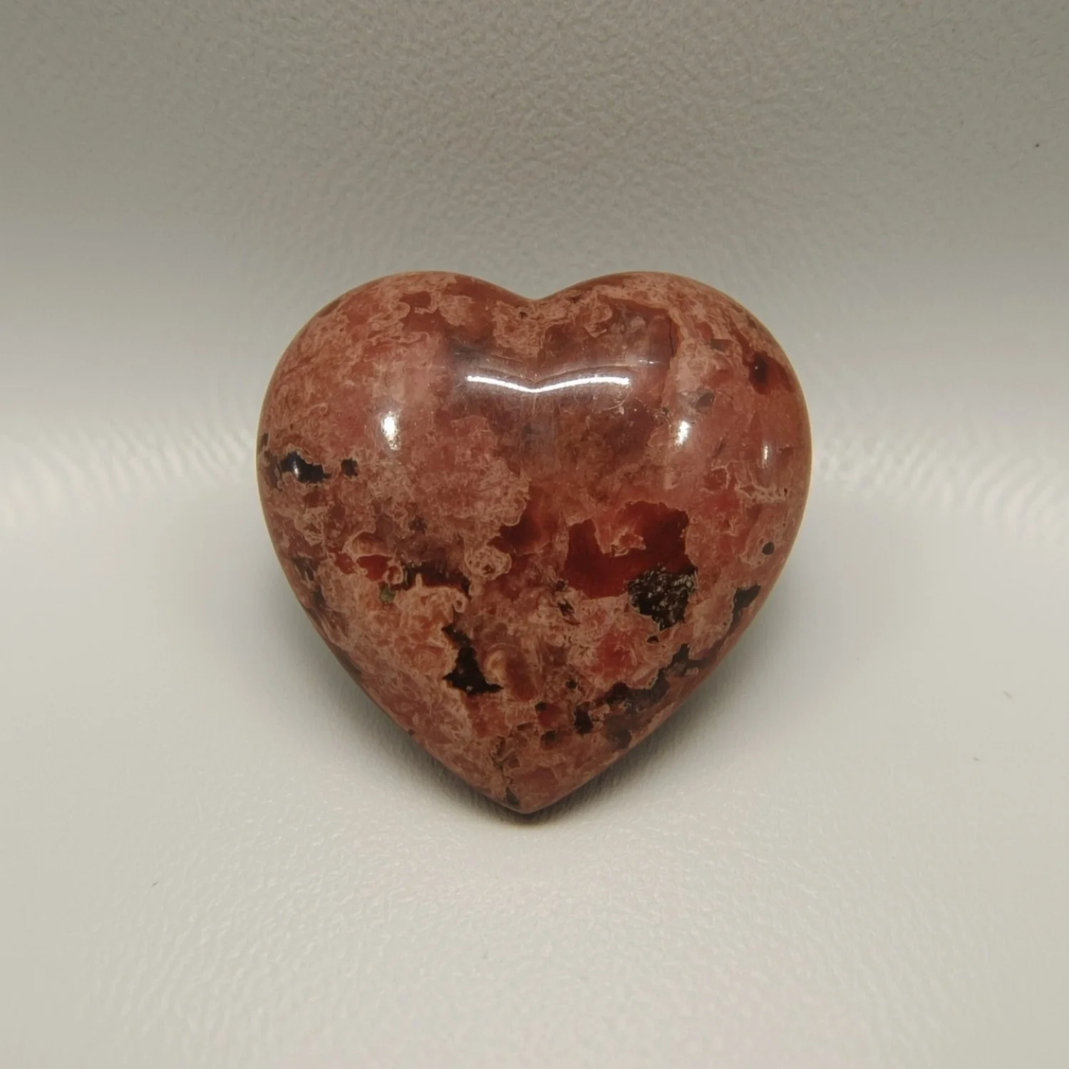 Red Strawberry Quartz 1PC Small 7x7 MM Heart Cabochon Red Genuine semi Precious Loose Gems - Image 2