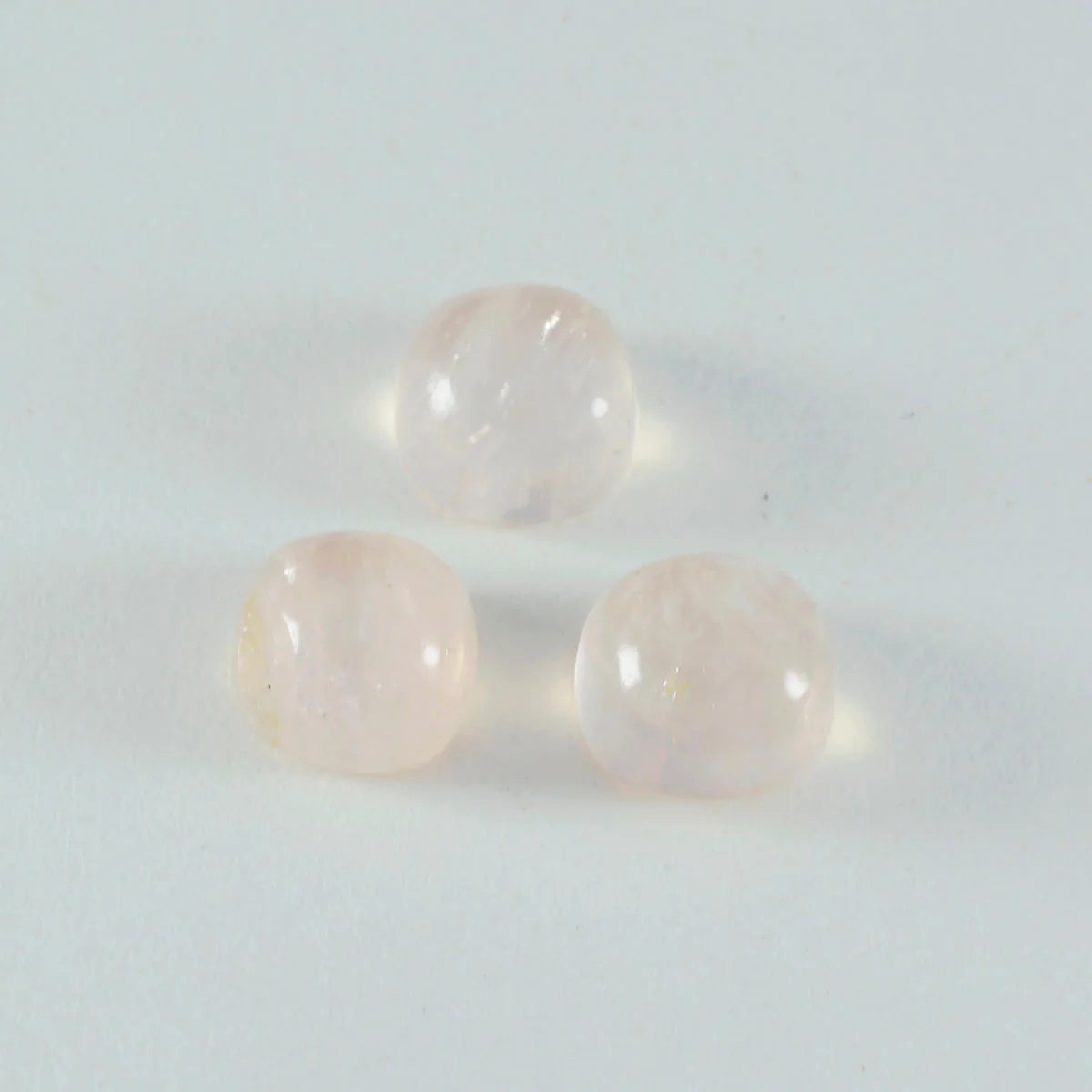 Rose Quartz 10PC Tiny 5x5 MM Cushion Cabochon Pink High-Quality semi Precious Loose Gems - Image 3