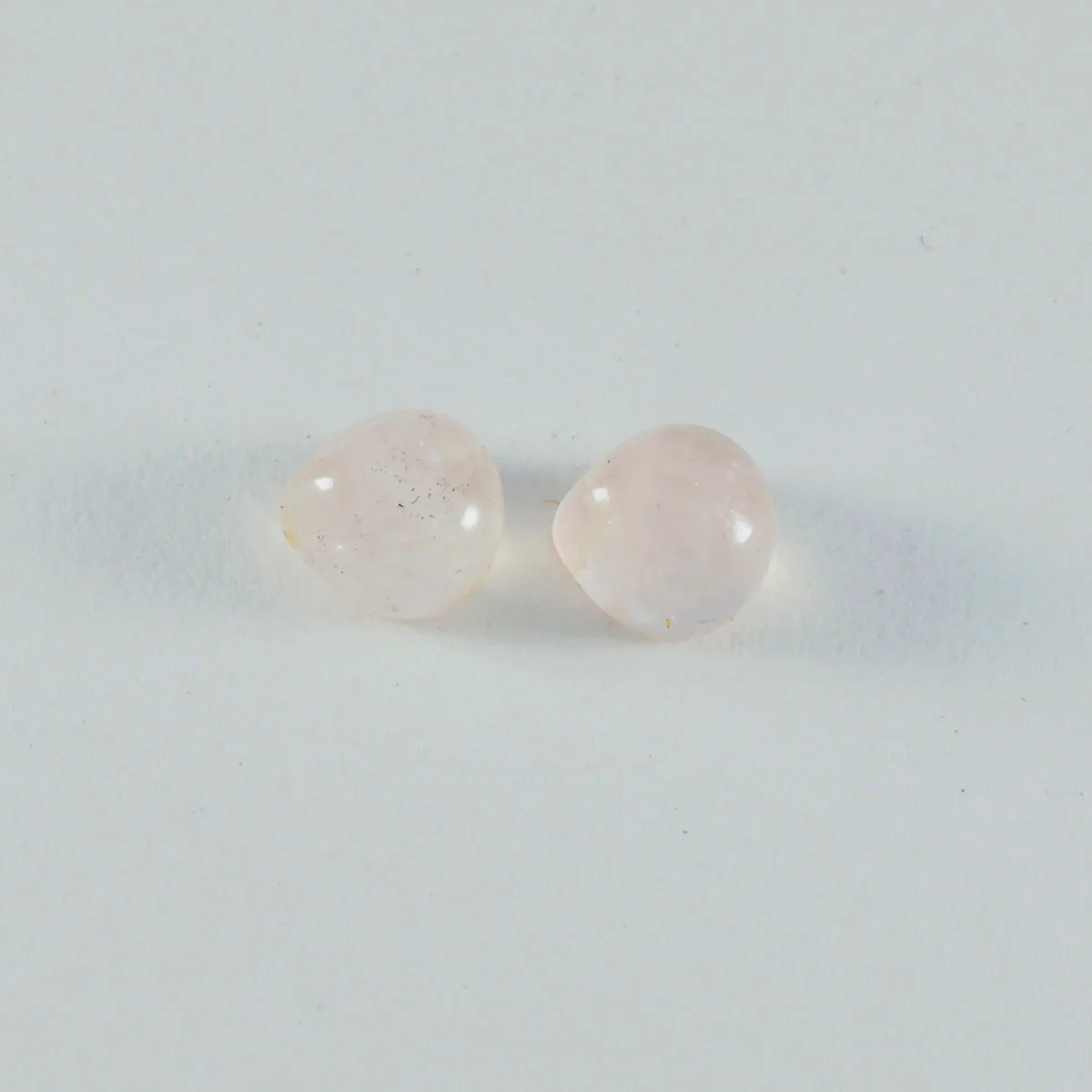 Rose Quartz 10PC Tiny 5x5 MM Heart Cabochon Pink Splendid semi Precious Loose Gemstone - Image 3