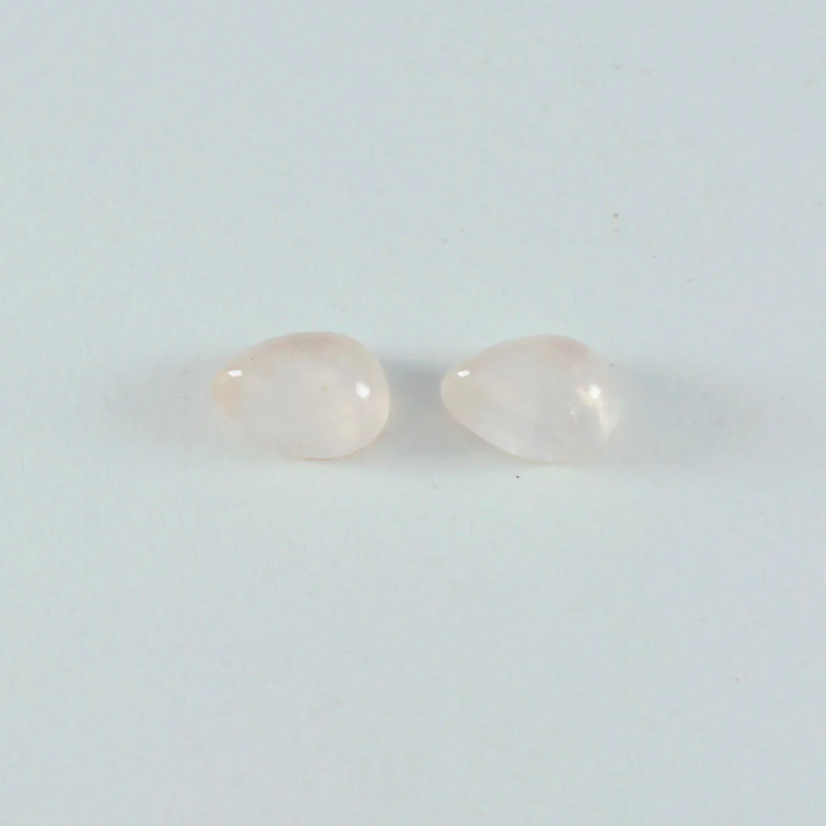 Rose Quartz 1PC Tiny 5x7 MM Pear Cabochon Pink Fine semi Precious Semi Precious Gemstone