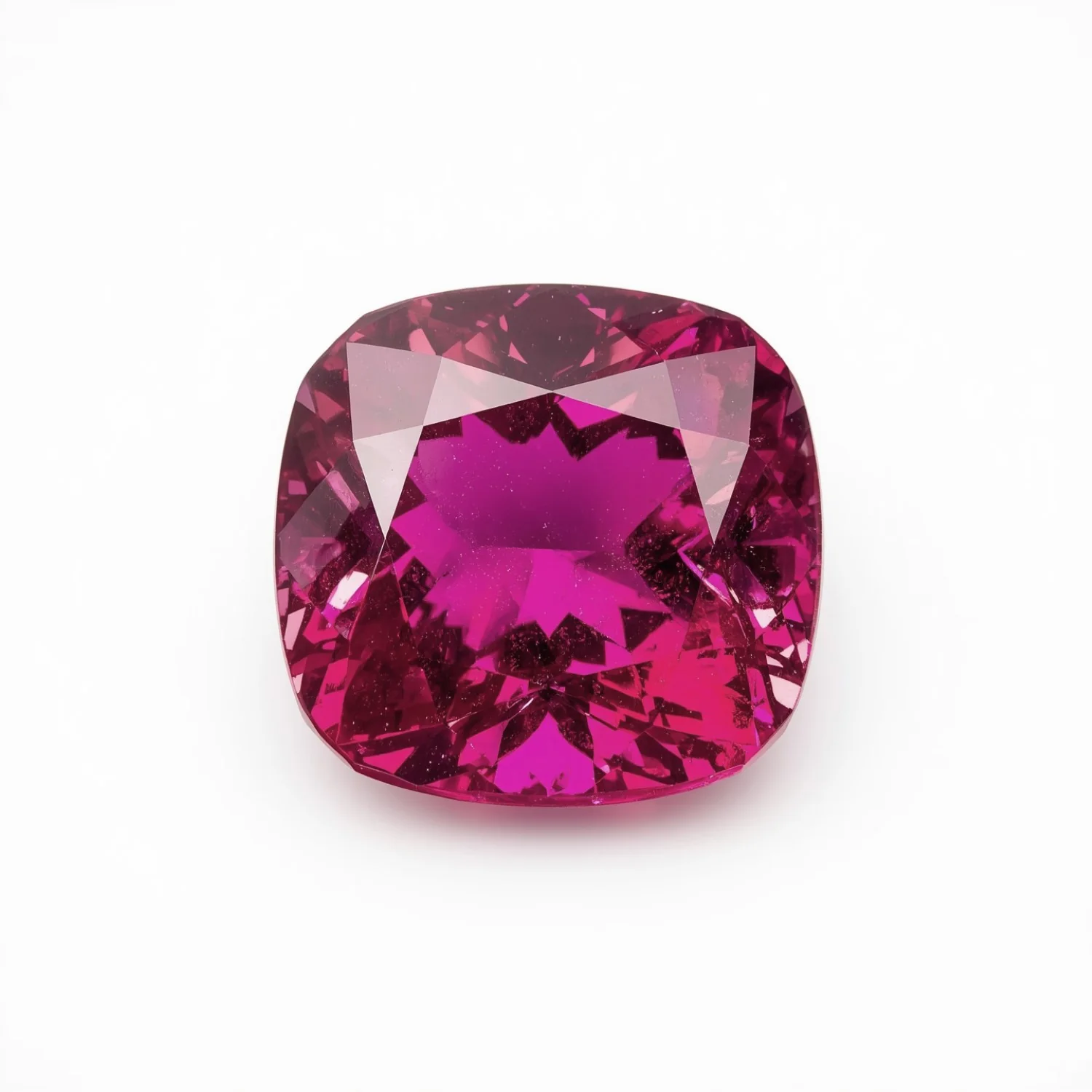 Ruby (GF) 10PC Tiny 3x3 MM Cushion Faceted Pink Fiery Precious Gems - Image 2