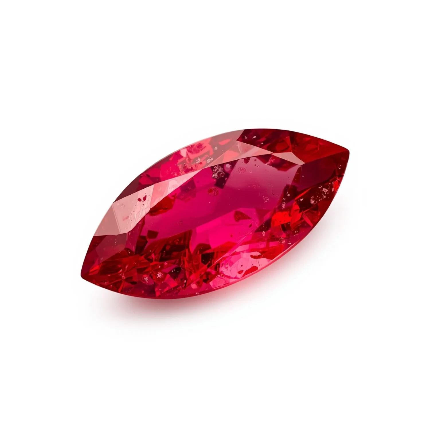 Ruby (GF) 1PC Small 6x12 MM Marquise Faceted Pink Polished Precious Loose Gems - Image 2