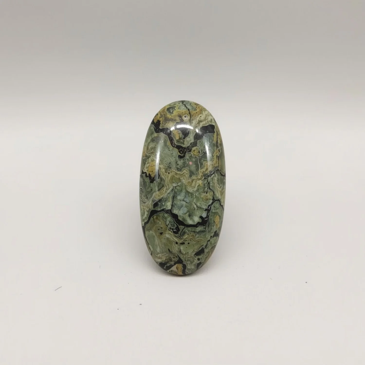 Serpentine 10PC Tiny 3x6 MM Baguette Cabochon Green Polished semi Precious Loose Gems - Image 2
