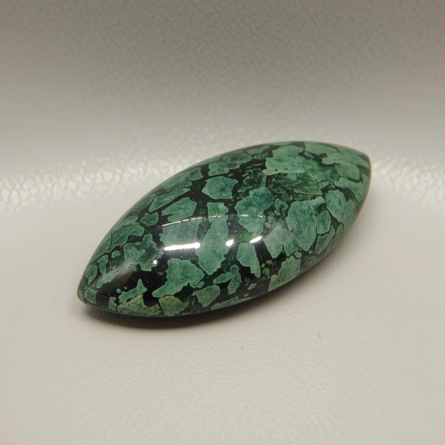 Serpentine 1PC Large 8x16 MM Marquise Cabochon Green Superior semi Precious Gems - Image 2