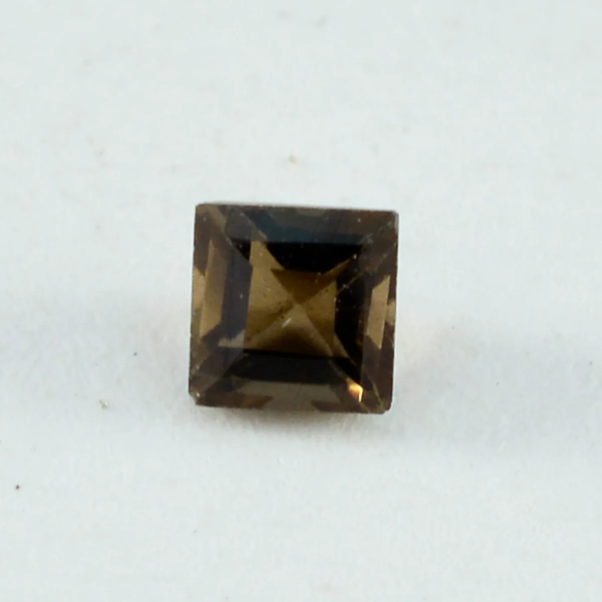 Smoky Quartz 10PC Tiny 3x3 MM Square Faceted Brown Fiery Semi Precious Gems - Image 3