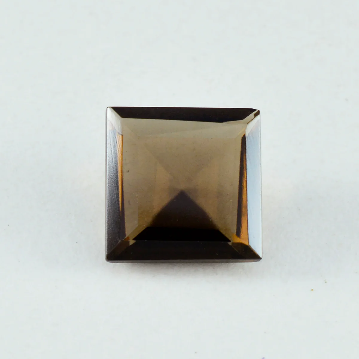 Smoky Quartz 1PC Large 10x10 MM Square Faceted Brown Shine Semi Precious Loose Gemstones - Image 3