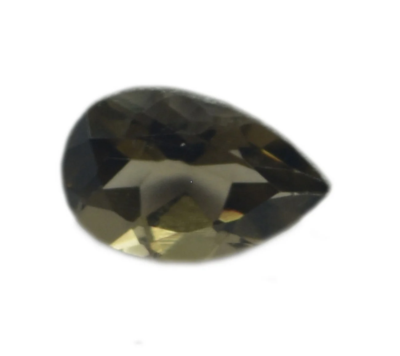 Smoky Quartz 1PC Large 10x14 MM Pear Faceted Brown Genuine Semi Precious Loose Gems - Image 3